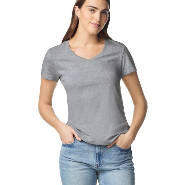 Softstyle® Ladies' V-Neck T-Shirt Thumbnail