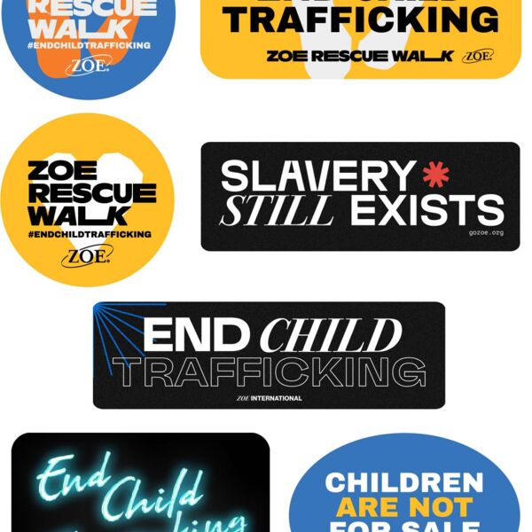 Go ZOE Walk Stickers Thumbnail