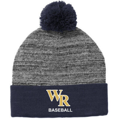 WR Baseball Pom Beanie Thumbnail