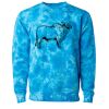 Unisex Midweight Tie-Dyed Crewneck Sweatshirt Thumbnail