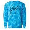 Unisex Midweight Tie-Dyed Crewneck Sweatshirt Thumbnail