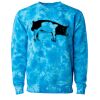 Unisex Midweight Tie-Dyed Crewneck Sweatshirt Thumbnail