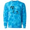 Unisex Midweight Tie-Dyed Crewneck Sweatshirt Thumbnail