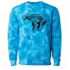 Unisex Midweight Tie-Dyed Crewneck Sweatshirt Thumbnail