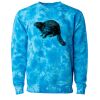 Unisex Midweight Tie-Dyed Crewneck Sweatshirt Thumbnail