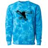 Unisex Midweight Tie-Dyed Crewneck Sweatshirt Thumbnail