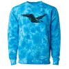 Unisex Midweight Tie-Dyed Crewneck Sweatshirt Thumbnail
