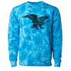 Unisex Midweight Tie-Dyed Crewneck Sweatshirt Thumbnail