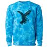 Unisex Midweight Tie-Dyed Crewneck Sweatshirt Thumbnail