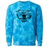 Unisex Midweight Tie-Dyed Crewneck Sweatshirt Thumbnail