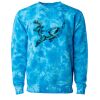 Unisex Midweight Tie-Dyed Crewneck Sweatshirt Thumbnail