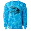 Unisex Midweight Tie-Dyed Crewneck Sweatshirt Thumbnail