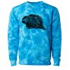 Unisex Midweight Tie-Dyed Crewneck Sweatshirt Thumbnail