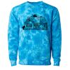 Unisex Midweight Tie-Dyed Crewneck Sweatshirt Thumbnail