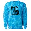 Unisex Midweight Tie-Dyed Crewneck Sweatshirt Thumbnail