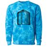 Unisex Midweight Tie-Dyed Crewneck Sweatshirt Thumbnail