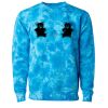 Unisex Midweight Tie-Dyed Crewneck Sweatshirt Thumbnail