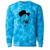 Unisex Midweight Tie-Dyed Crewneck Sweatshirt Thumbnail