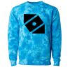 Unisex Midweight Tie-Dyed Crewneck Sweatshirt Thumbnail