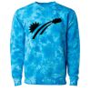 Unisex Midweight Tie-Dyed Crewneck Sweatshirt Thumbnail