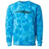 Unisex Midweight Tie-Dyed Crewneck Sweatshirt Thumbnail