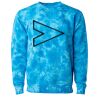 Unisex Midweight Tie-Dyed Crewneck Sweatshirt Thumbnail