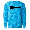 Unisex Midweight Tie-Dyed Crewneck Sweatshirt Thumbnail