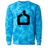 Unisex Midweight Tie-Dyed Crewneck Sweatshirt Thumbnail