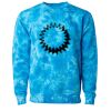 Unisex Midweight Tie-Dyed Crewneck Sweatshirt Thumbnail