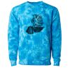 Unisex Midweight Tie-Dyed Crewneck Sweatshirt Thumbnail