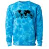 Unisex Midweight Tie-Dyed Crewneck Sweatshirt Thumbnail