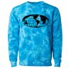 Unisex Midweight Tie-Dyed Crewneck Sweatshirt Thumbnail