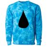 Unisex Midweight Tie-Dyed Crewneck Sweatshirt Thumbnail