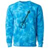 Unisex Midweight Tie-Dyed Crewneck Sweatshirt Thumbnail