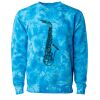 Unisex Midweight Tie-Dyed Crewneck Sweatshirt Thumbnail