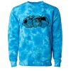 Unisex Midweight Tie-Dyed Crewneck Sweatshirt Thumbnail