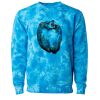 Unisex Midweight Tie-Dyed Crewneck Sweatshirt Thumbnail