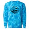Unisex Midweight Tie-Dyed Crewneck Sweatshirt Thumbnail