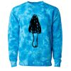 Unisex Midweight Tie-Dyed Crewneck Sweatshirt Thumbnail