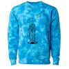 Unisex Midweight Tie-Dyed Crewneck Sweatshirt Thumbnail