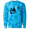 Unisex Midweight Tie-Dyed Crewneck Sweatshirt Thumbnail