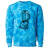 Unisex Midweight Tie-Dyed Crewneck Sweatshirt Thumbnail