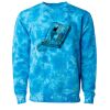 Unisex Midweight Tie-Dyed Crewneck Sweatshirt Thumbnail