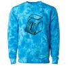 Unisex Midweight Tie-Dyed Crewneck Sweatshirt Thumbnail