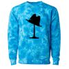 Unisex Midweight Tie-Dyed Crewneck Sweatshirt Thumbnail