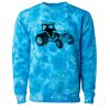 Unisex Midweight Tie-Dyed Crewneck Sweatshirt Thumbnail