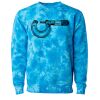 Unisex Midweight Tie-Dyed Crewneck Sweatshirt Thumbnail