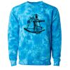 Unisex Midweight Tie-Dyed Crewneck Sweatshirt Thumbnail
