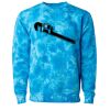 Unisex Midweight Tie-Dyed Crewneck Sweatshirt Thumbnail