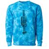 Unisex Midweight Tie-Dyed Crewneck Sweatshirt Thumbnail